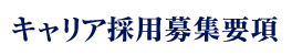 キャリア採用募集要項